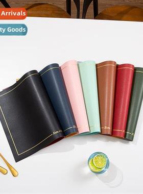 Color clashing rectangular placemats Scinavian style lear pl