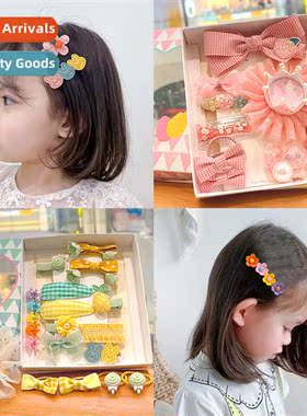 Childrens  clips 2022 new summer girls  cards  bows bow clip