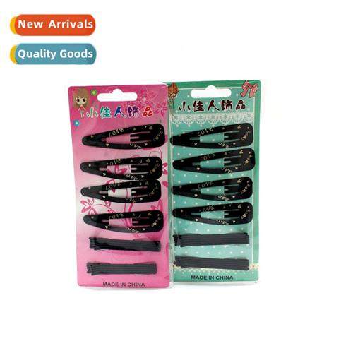 Vintage Hair Accessories Hair Clips Black Lacquer BB Clips P