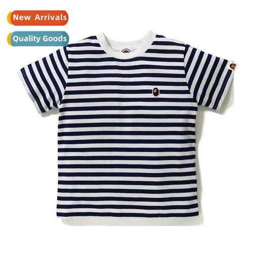 Chao childrens embroidered big mkey T-shirt summer childrens