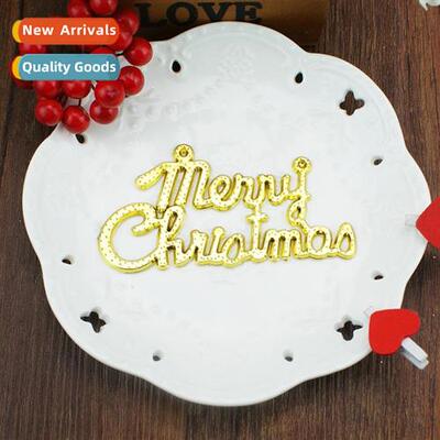 10/15/20cm Plastic Plate Alphabet Hanging Sign Gold/Silver/