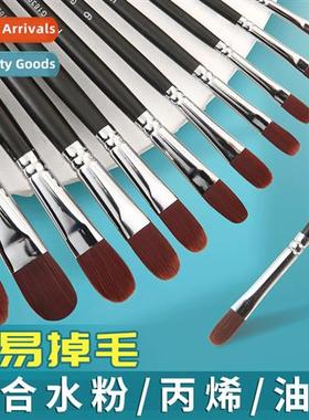 G1630 Nyl Gouache Brush Burgundy Duck Tgue Acrylic Color Sin