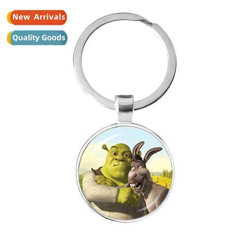 New Natural Animal Animal Shrek Keychain Cute Animal Pendant