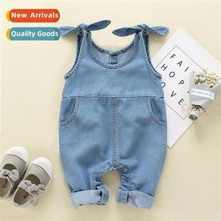 hajacket baby 2019 girls solid Spring denim Autumn