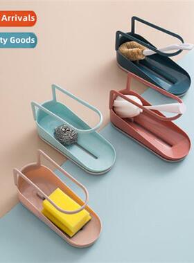 Bathroom Toothbrush Soap Organizer Kchen Sink Spge Wipe Shel