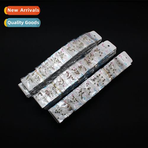 n earrings men  women color diamd earrings anti-allergy plas