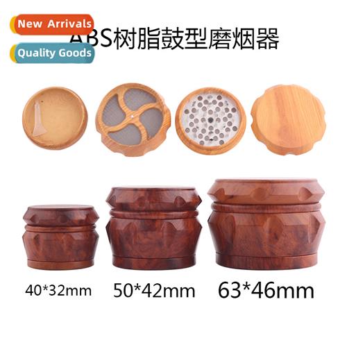 New Drum Type 4-Ply Resin Cigarette Shredder Grinder Multi-S