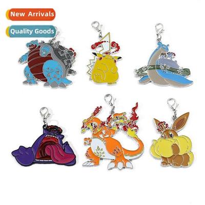 Gift anime peripheral Pokem Pikachu oil drop metal small pen