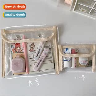 Korea ins transparent waterpro storage bag simple around  ed