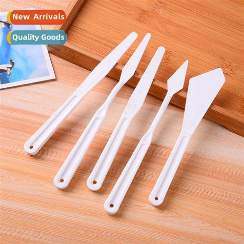 5 Pieces Paint Picker Paint Knife Paint Scraper Plastic Scra