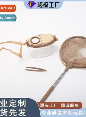 Childrens Enlightenment Wooden Insects Plants Observati Box