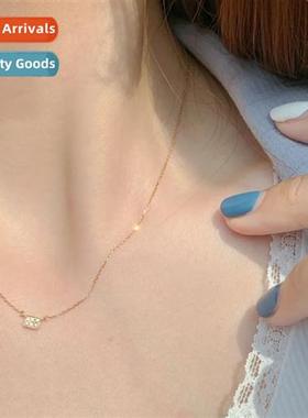 geometric square necklace female simple temperament collarbe