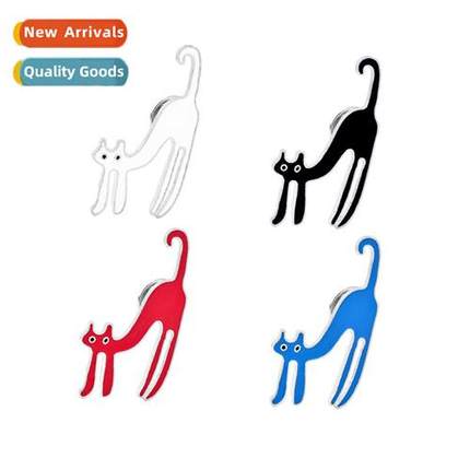 Europe and  Uned States carto cute cute cat pouting brooch s