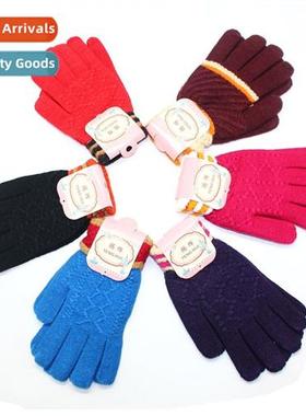 2017 New Ladies Woolen Gloves Winter Ladies Warm Gloves  Ful