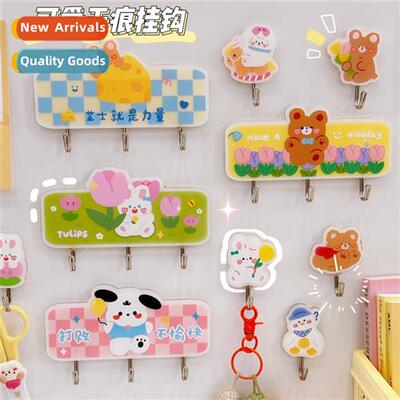 no-hole carto hook bathroom key hanging mask strg adhesive c