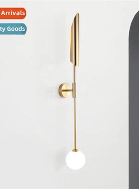 Post-modern light luxury gold wall lamp er  house living roo