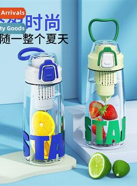 Simple tea parti plastic cup pop-up lid girls portable sport