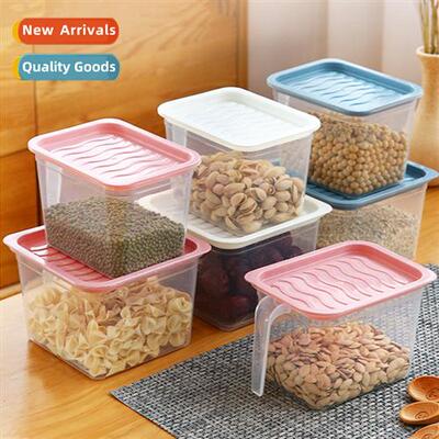 Transparent Sealed Jars Plastic Refrigerator Crisper wh Hle