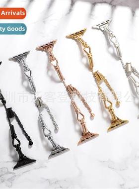 适用apple watch twist bracelet chain metal band apple watch8