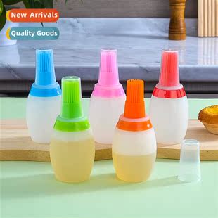 Multi-functional silic oil bottle brush with interchangeable