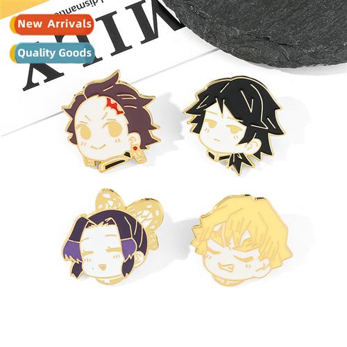 Q Ghost Destructi Blade Badge Charcoal Jirou You Douzi Butte