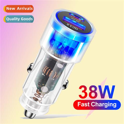 USB+PD38W fast charging cell phone car charger Type-c 适用Sa