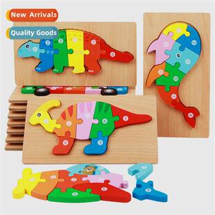 Dinosaur diy puzzle 3-6 years old young children puzzle earl