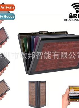 Stainless steel card case bank card cred card case card hold