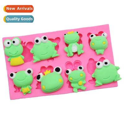 DIY Baking Tools 8 Holes Frog Flip Cake Decorati Chocolate C