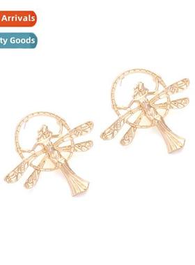 temperament fashi baroque wings girls earrings persaly simpl