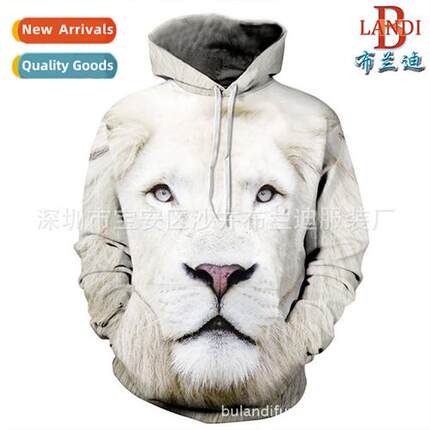 Fashiable Hundred New Whe Li Head 3D Printed Pullover Hooded