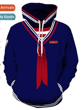 Stranger Things 3D Printed Sweatshirt Hooded Anime cospaly S