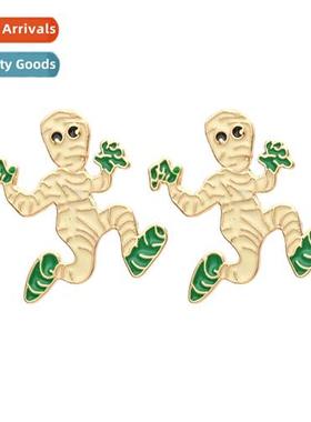 New persalized alloy oil drop zombie earrings cute funny qui