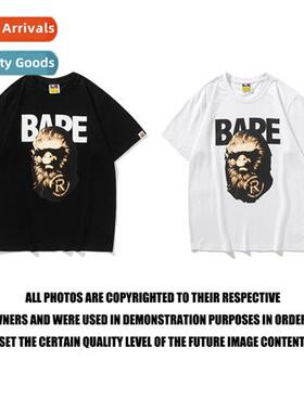 Tide Brze 3-D Hair Ape Head T-Shirt