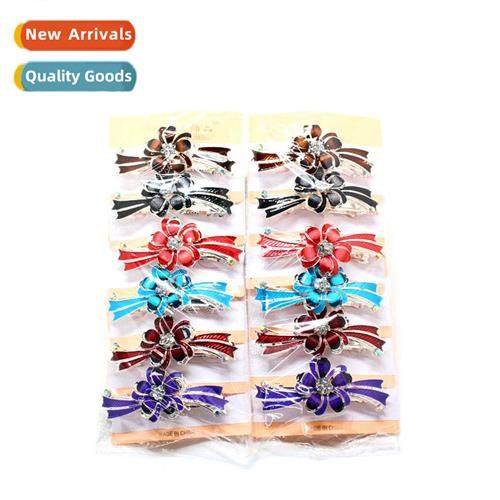s new flower  accessories top clip match diamd spring clip g