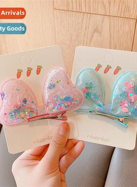 Stereoscopic bow children crown  clips 2022 new high-end hea