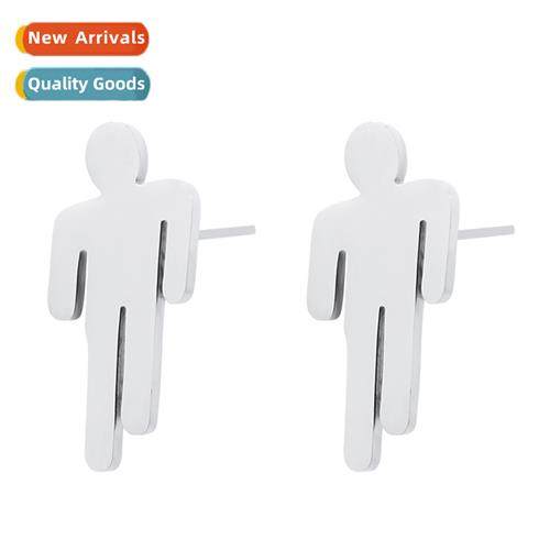 New Billie Eilish earrings rapper hip hop stainless steel ea