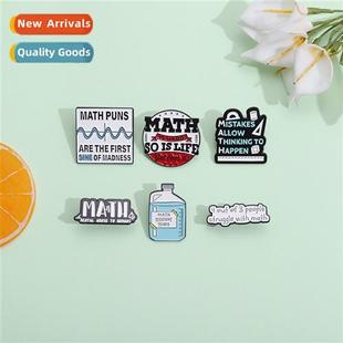 ins high grade letters New persalized brooch alloy functi