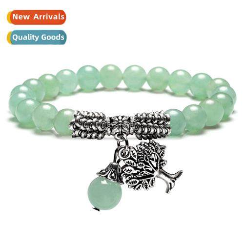 New 8MM Purple Amethyst Pink Tree  Life Lucky Charms Stch Br