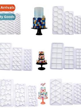 Baking 3pcs diamd shape geometric shapes puzzle triangle sha