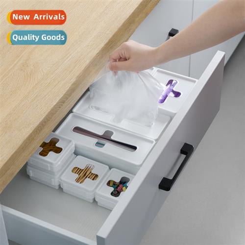 Lid Visual Desktop Organizer Multi-functial Stackable Combin