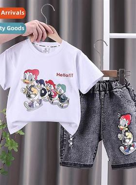 Boys summer su 2023 new childrens summer clos clos hsome sma