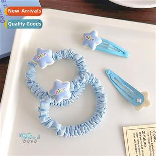 sweet simple star circle heart girl cute clip nice Blue