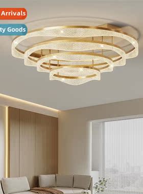 Modern simple living room lamp atmosphere Scinavian light lu