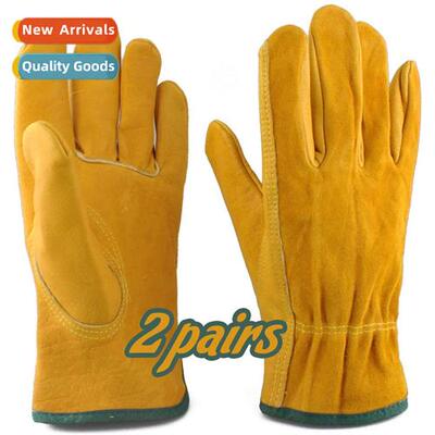 Garden Gloves Mens  Womens Anti-Puncture Gardening Gloves Le