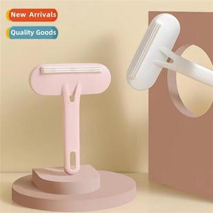 Dust removal double-sided static brush cashmere wool coat br