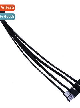 Computer fan e-point-four adapter cable HUB large 4pin to 3p