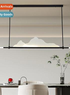 Zen lscape art tea room chelier modern new chinese restauran