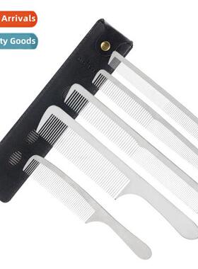 Simple thin secti barber  cutting steel comb flat  comb poin