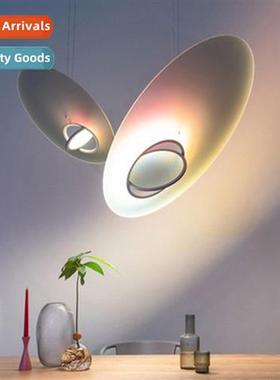 Post-modern art colorful flying saucer chelier Scinavian per